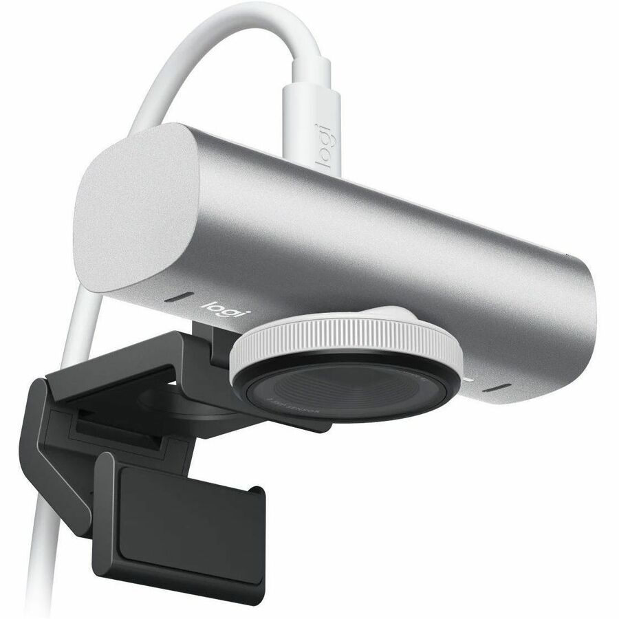 Logitech MX Brio Ultra HD 4K Collaboration and Streaming Webcam, 1080p at 60 FPS, Dual Noise Reducing Mics, Show Mode, USB-C, Webcam Cover, Works with Microsoft Teams, Zoom, Google Meet, Pale Gray Logitech MX Brio Ultra HD 4K Collaboration and Streaming Webcam, 1080p at 60 FPS, Dual Noise Reducing Mics, Show Mode, USB-C, Webcam Cover, Works with Microsoft Teams, Zoom, Google Meet, Pale Gray